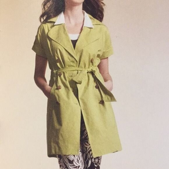 Cabi Loaquat Trench Coat Dress #390 Safari Dress Small NWT - Picture 2 of 7